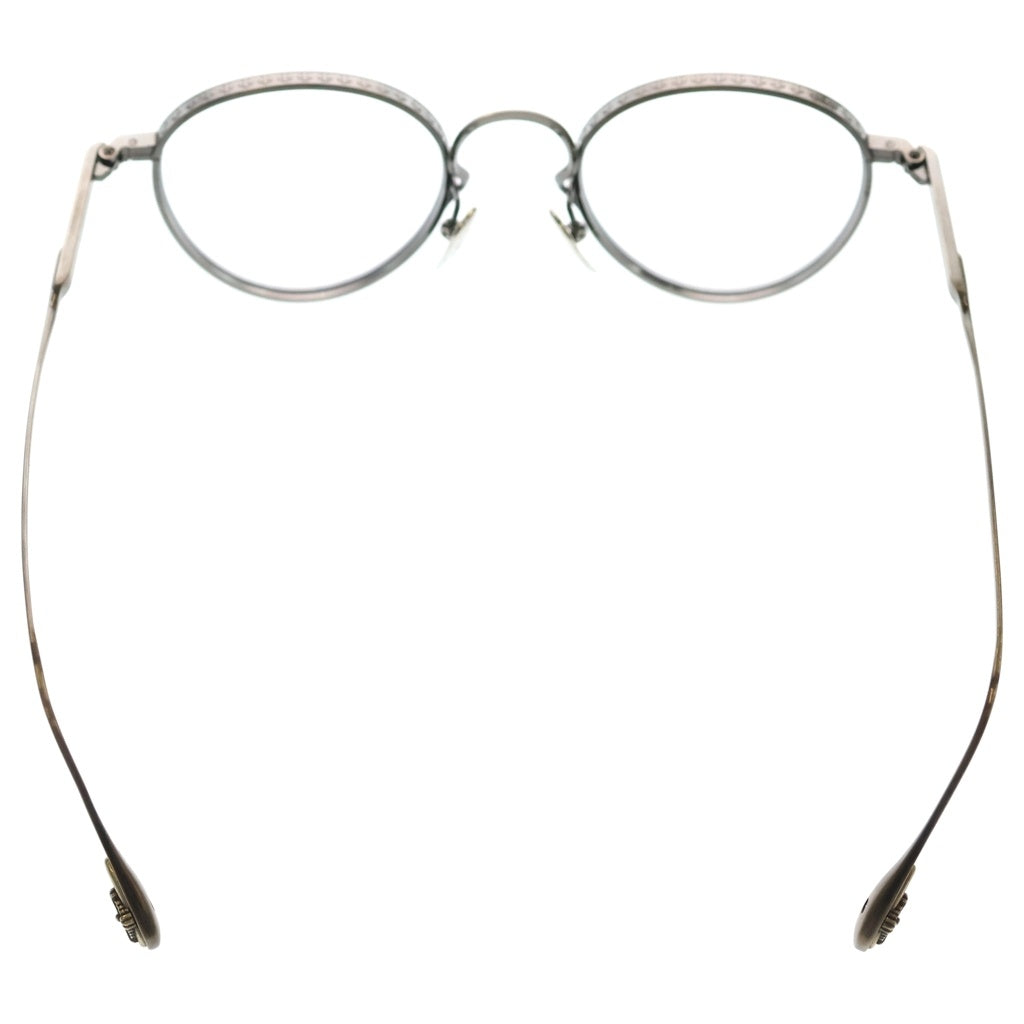 CHROME HEARTS(クロムハーツ) THICK ボストンサングラス 眼鏡 メガネ アイウェア ブラック/シルバー