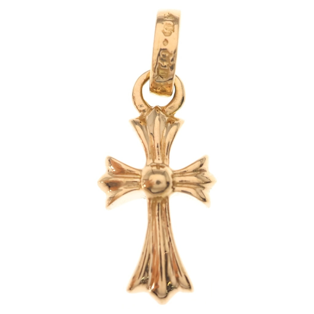 CHROME HEARTS(クロムハーツ) 22K CRS BBYFAT A P/DIA ベイビーファットクロス アフターPAVEダイヤ ペンダントトップ ゴールド