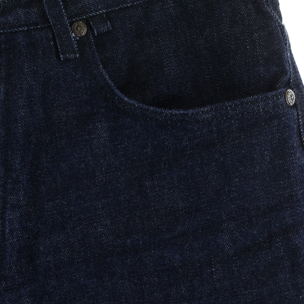 CHROME HEARTS(クロムハーツ) DNM PANTS CRS BTN INDIGO クロスボールボタン スクロールラベル デニムパンツ インディゴ
