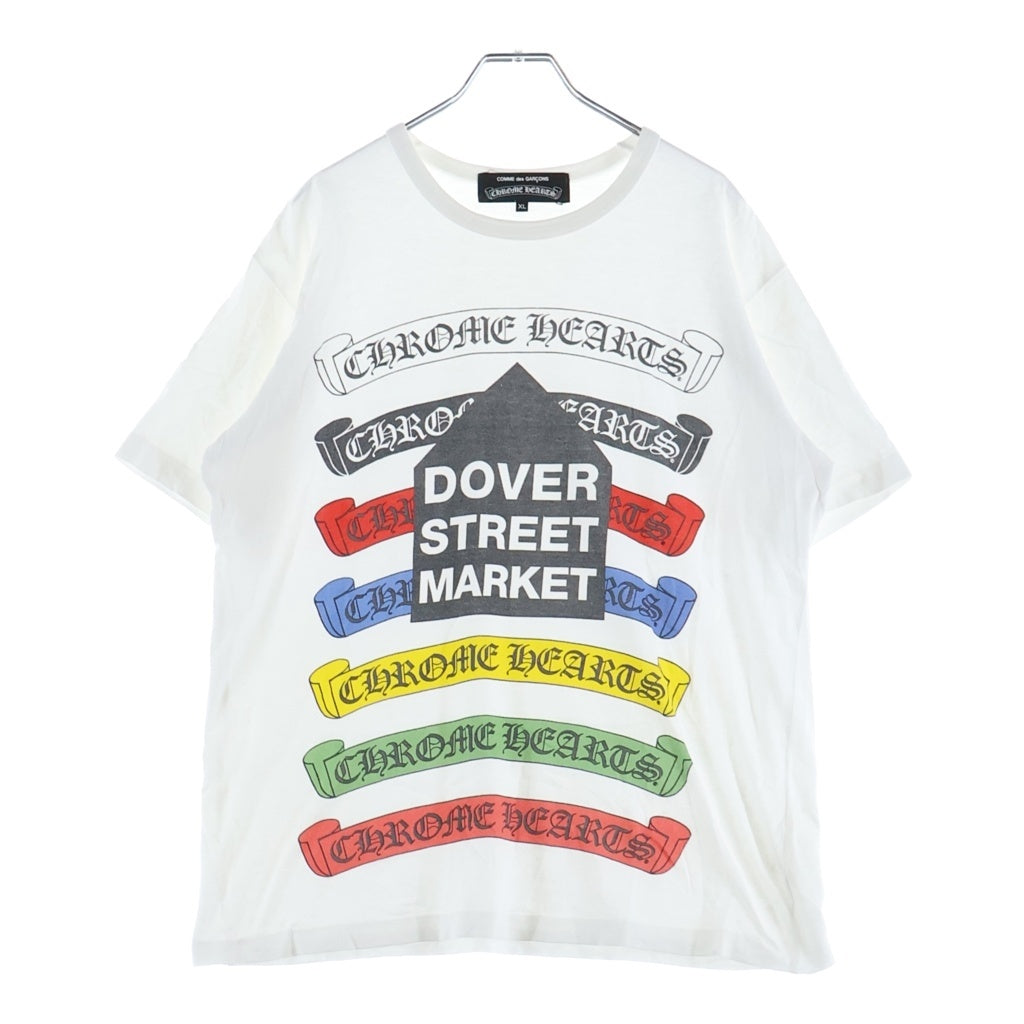 CHROME HEARTS(クロムハーツ) ×COMME des GARCONS Dover Street Market T-Shirt コムデギャルソン ドーバーストリートマーケット 半袖Tシャツ ホワイト ZB-T001