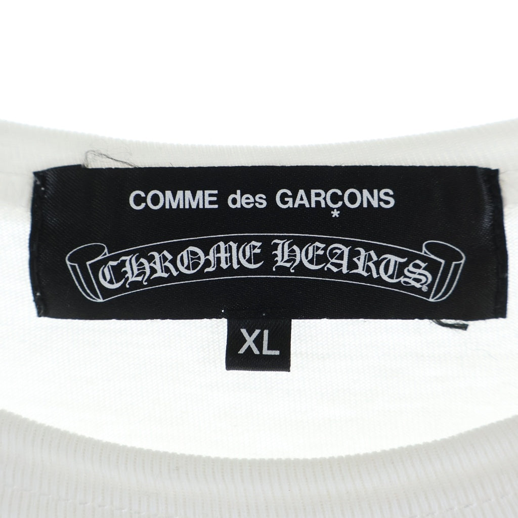 CHROME HEARTS(クロムハーツ) ×COMME des GARCONS Dover Street Market T-Shirt コムデギャルソン ドーバーストリートマーケット 半袖Tシャツ ホワイト ZB-T001