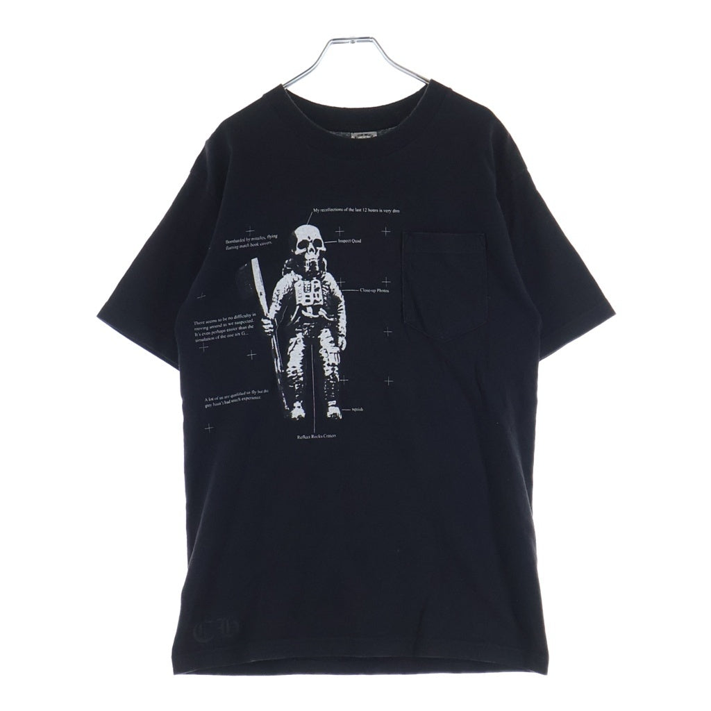 CHROME HEARTS(クロムハーツ) OLD CH FOTI PRINT TEE フォティプリント半袖Tシャツ カットソー ブラック