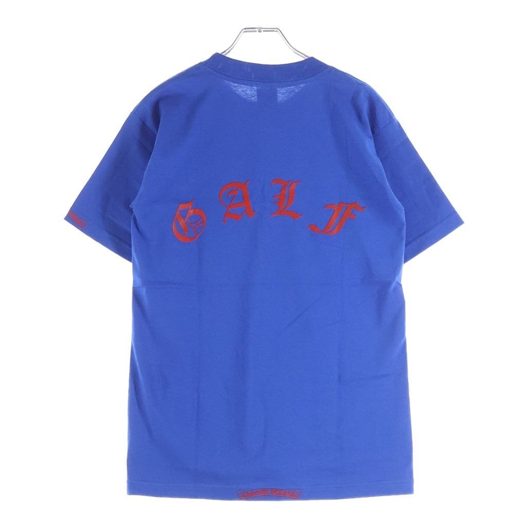 CHROME HEARTS クロムハーツ OLD GALF S/S TEE ガルフバックプリント 半袖Tシャツカットソー ブルー CHROME HEARTS(クロムハーツ) OLD GALF S/S TEE ガルフバックプリント