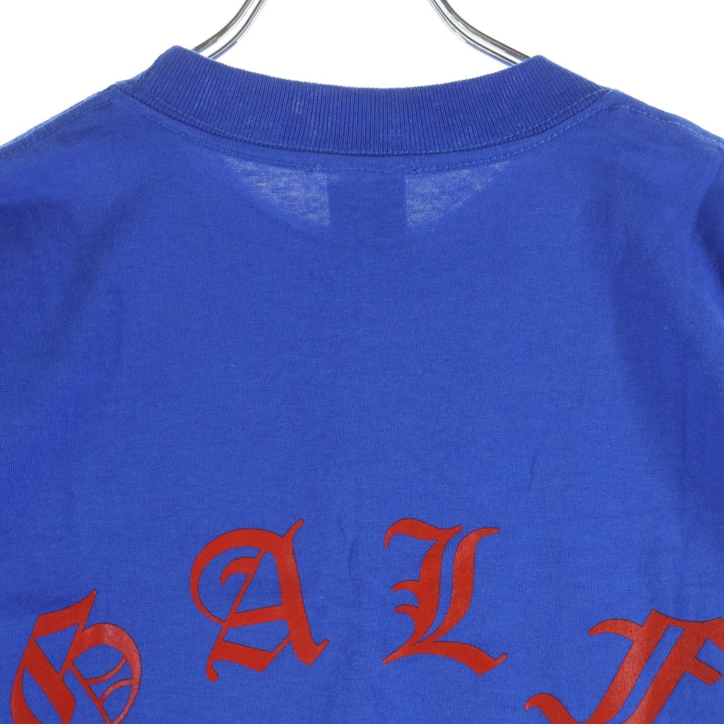 CHROME HEARTS(クロムハーツ) OLD GALF S/S TEE ガルフバックプリント 半袖Tシャツカットソー ブルー