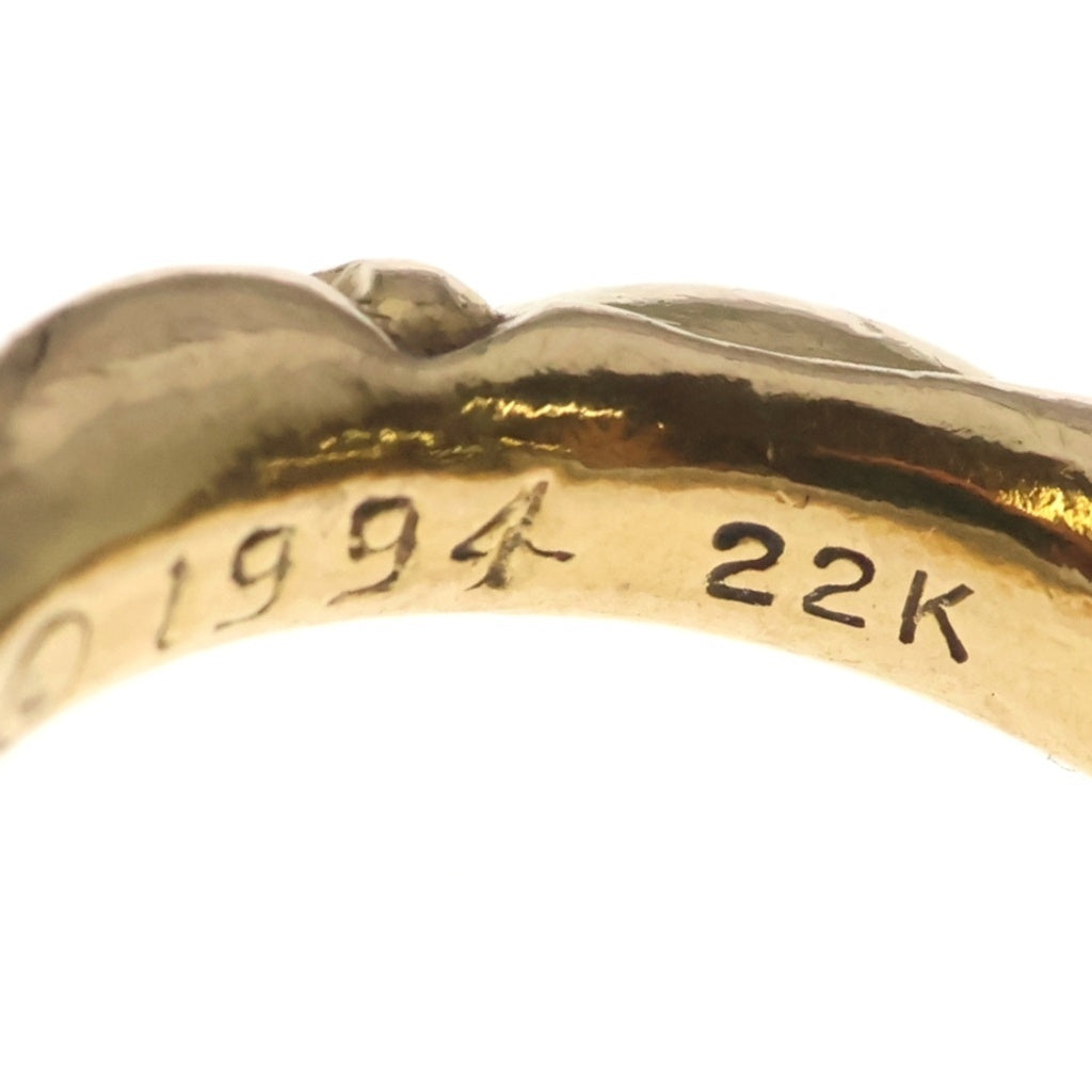 CHROME HEARTS(クロムハーツ) 22K SCRL BAND スクロールバンド リング ゴールド BCA416