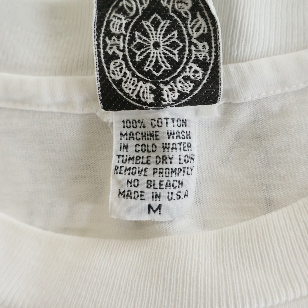CHROME HEARTS(クロムハーツ) OLD MAXFIELD LOS Dagger L/S TEE オールド マックスフィールド ダガー 袖ロゴ ロングスリーブ 長袖Tシャツ カットソー ホワイト