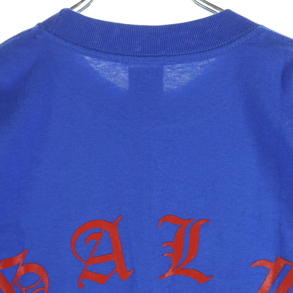 CHROME HEARTS(クロムハーツ) OLD GALF S/S TEE ガルフバックプリント 半袖Tシャツカットソー ブルー