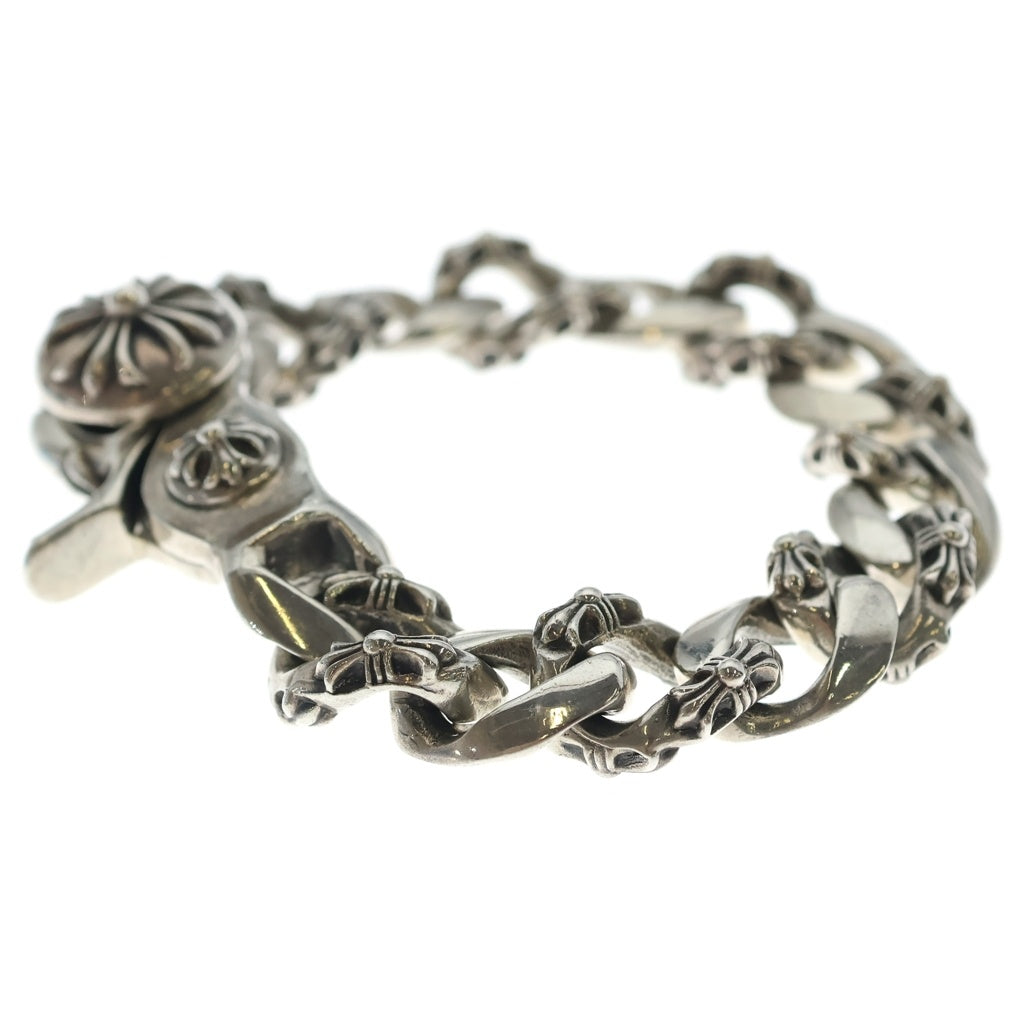CHROME HEARTS(クロムハーツ) FNCY CHN LNK ファンシーリンククリップブレスレット 13リンク シルバー BCA145