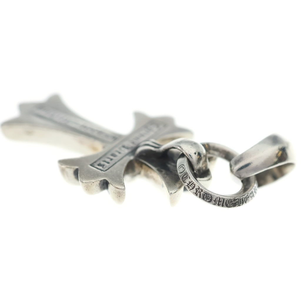 CHROME HEARTS(クロムハーツ) CH CRS SML W/BALE Wベイル スモールCHクロス ペンダントトップ シルバー BCA218