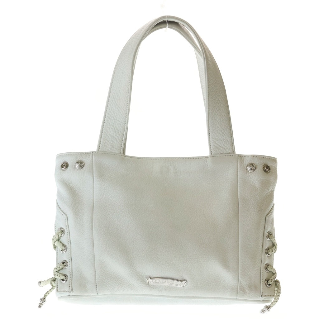 CHROME HEARTS(クロムハーツ) JJ DEAN SML JJディーン レザーライダースハンドバッグ ホワイト レディース