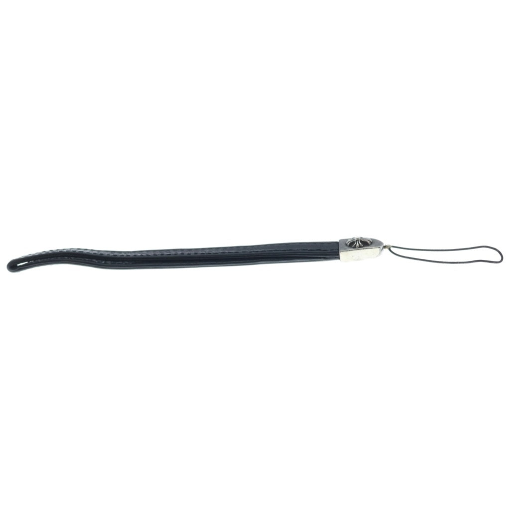 CHROME HEARTS(クロムハーツ) PHONE STRAP CHクロス フォンストラップ 携帯ストラップ ブラック/シルバー