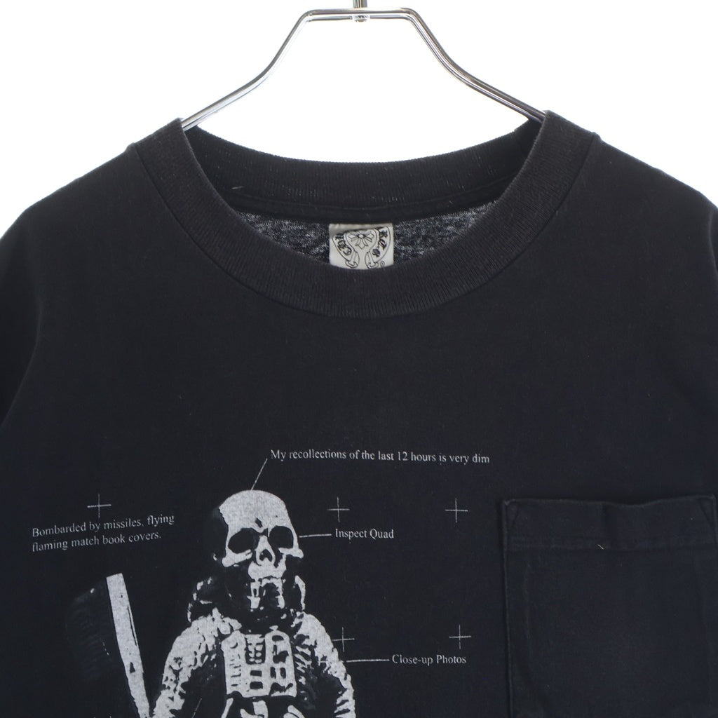 CHROME HEARTS(クロムハーツ) OLD CH FOTI PRINT TEE フォティプリント半袖Tシャツ カットソー ブラック