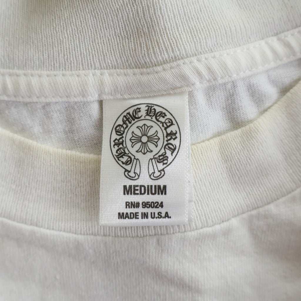 CHROME HEARTS(クロムハーツ) OLD オールド バックヴァインダガーカモフラプリント半袖Tシャツ カットソー ホワイト/グリーン