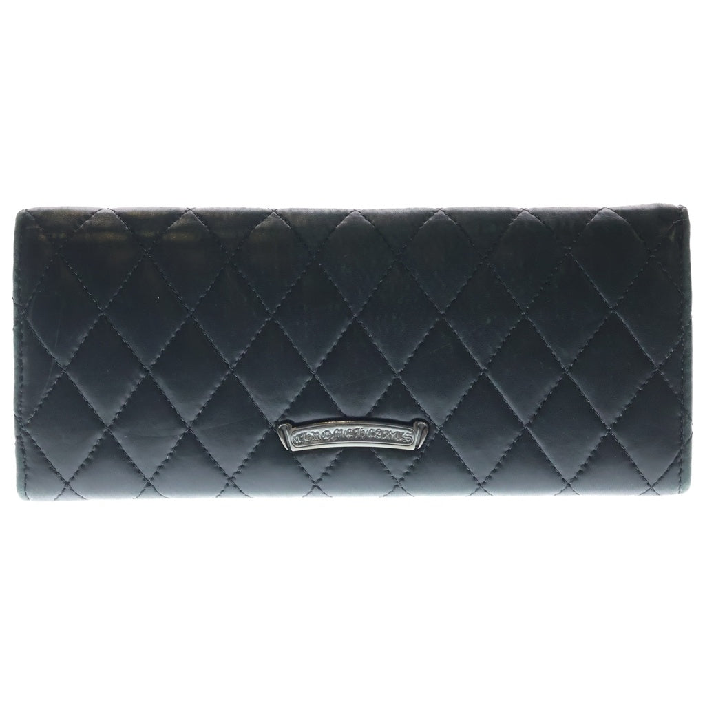 CHROME HEARTS(クロムハーツ) DINNER LG CH CROSS ディナー ラージCHクロス付レザークラッチバッグ ブラック