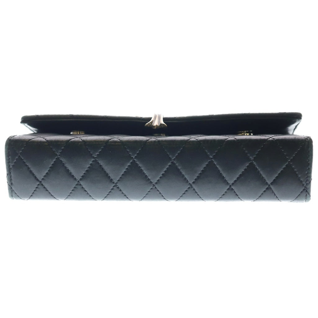 CHROME HEARTS(クロムハーツ) DINNER LG CH CROSS ディナー ラージCHクロス付レザークラッチバッグ ブラック