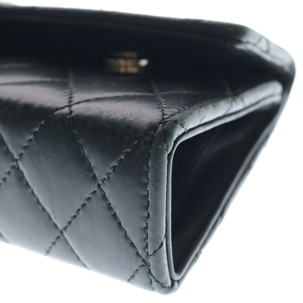 CHROME HEARTS(クロムハーツ) DINNER LG CH CROSS ディナー ラージCHクロス付レザークラッチバッグ ブラック