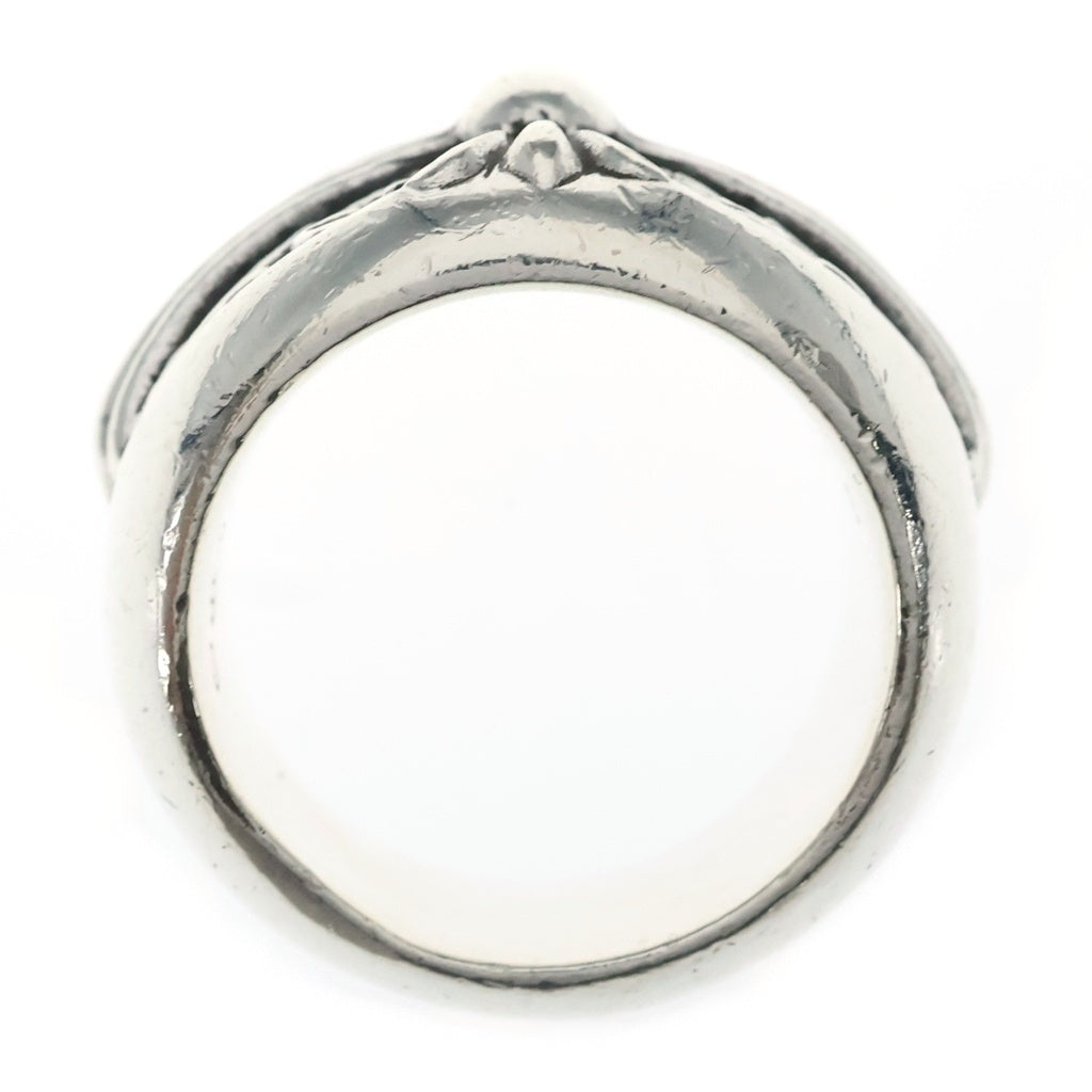 CHROME HEARTS(クロムハーツ) CLASSIC OVAL クラシックオーバルクロス リング シルバー BCA340 -