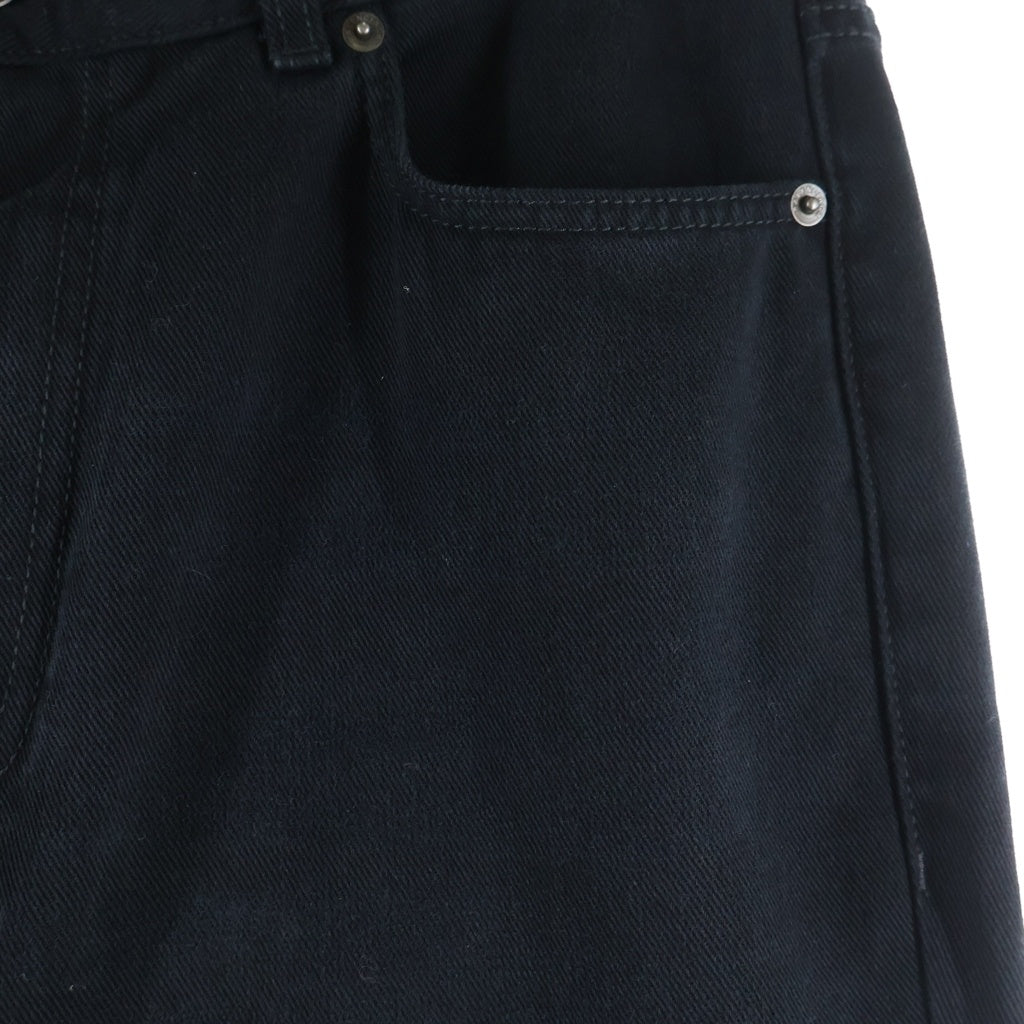 BALENCIAGA(バレンシアガ) 24SS Flared Pants ブーツカットフレアドデニムパンツ 790405 TQW83 ブラック