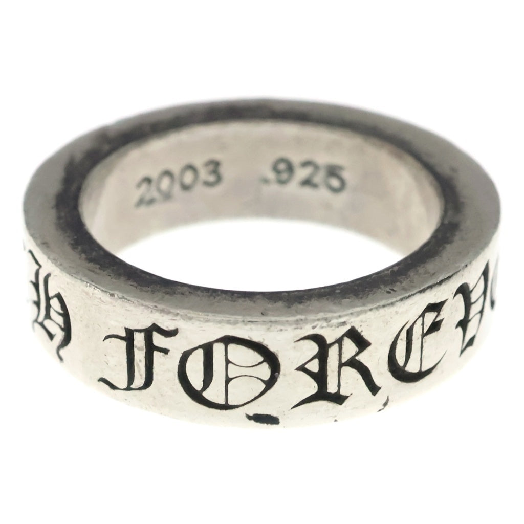 CHROME HEARTS(クロムハーツ) 6mm SPACER FOREVER 6mmスペーサーリング フォーエバーシルバーBCA337
