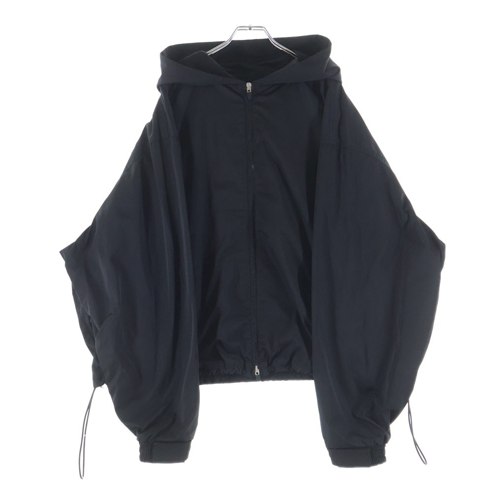 FEAR OF GOD(フィアオブゴッド) 6TH SIXTH COLLECTION Oversized Nylon Hooded Jacket パッチロゴオーバーサイズナイロンフーディージャケット ブラック