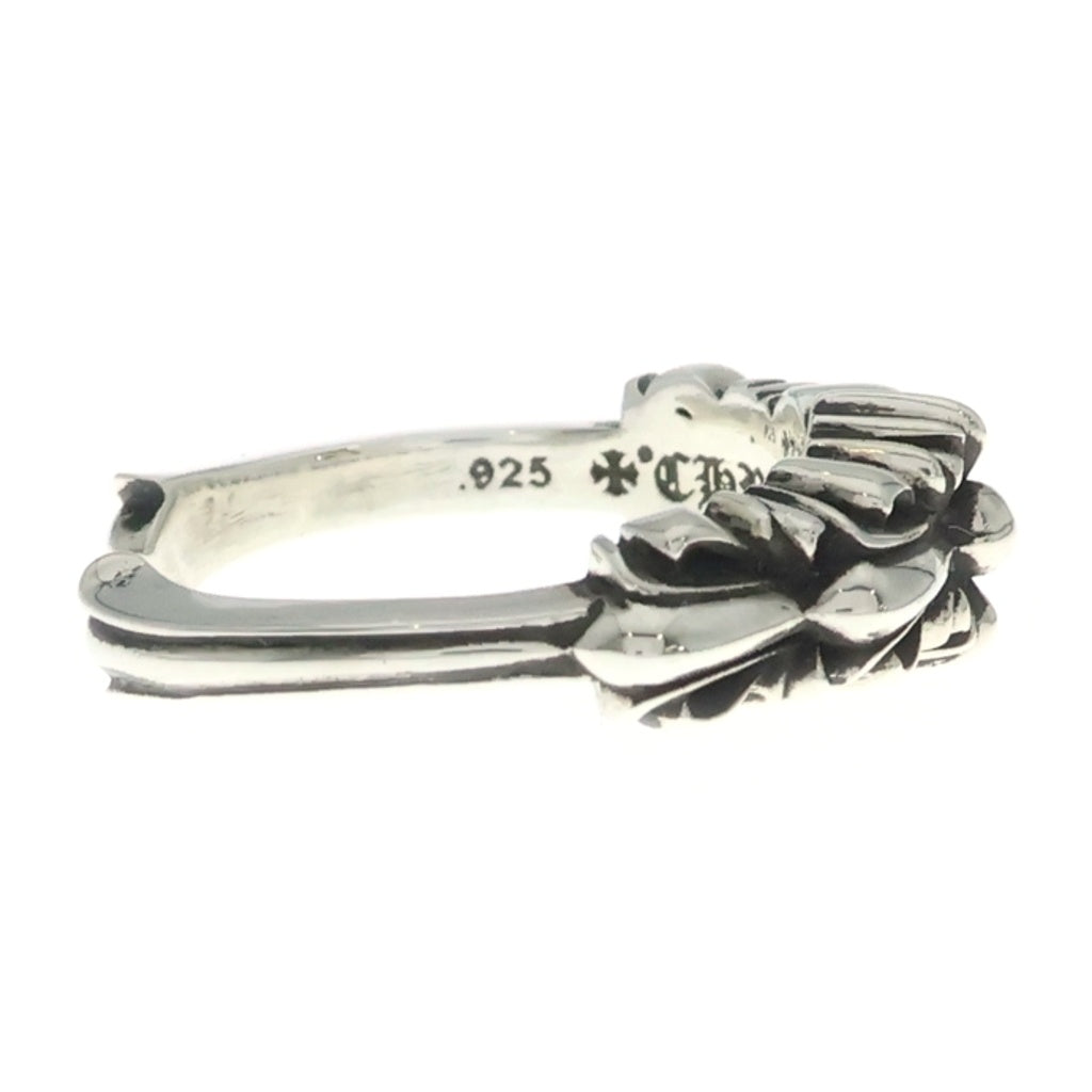 CHROME HEARTS(クロムハーツ) BABY CLSC ベイビークラシックダブルフローラル リング シルバー