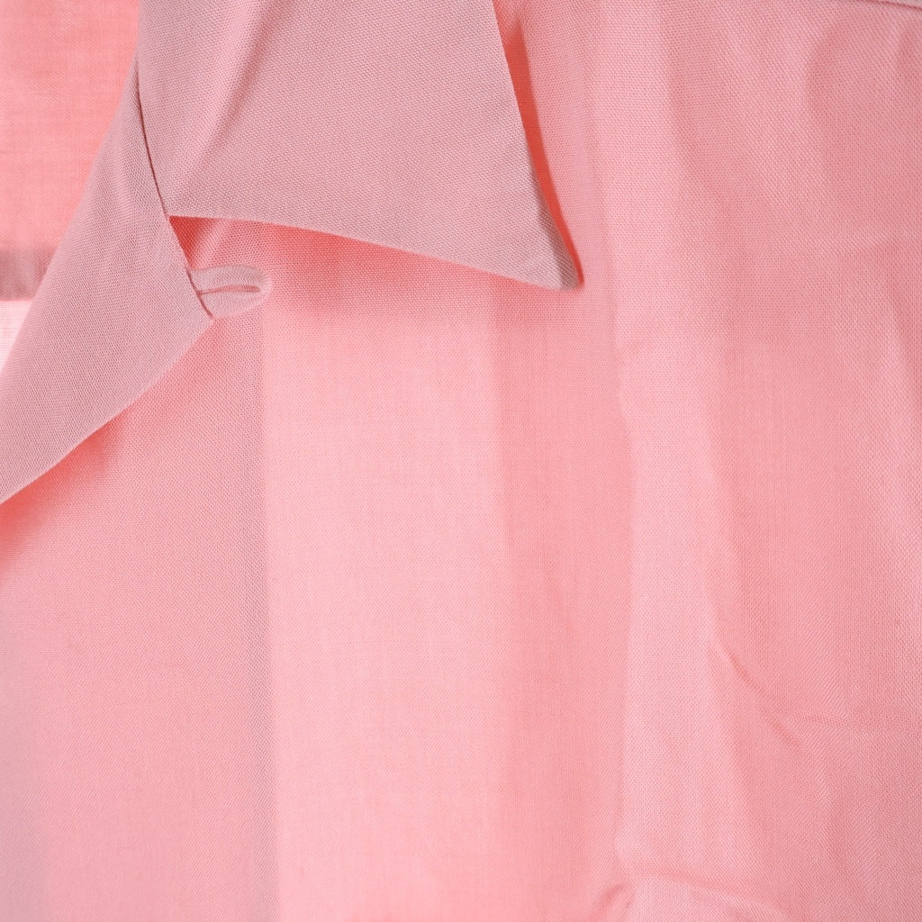 WACKO MARIA(ワコマリア) PINK OPENCOLLOR SHIRT ピンクオープンカラー長袖シャツ ピンク ‐