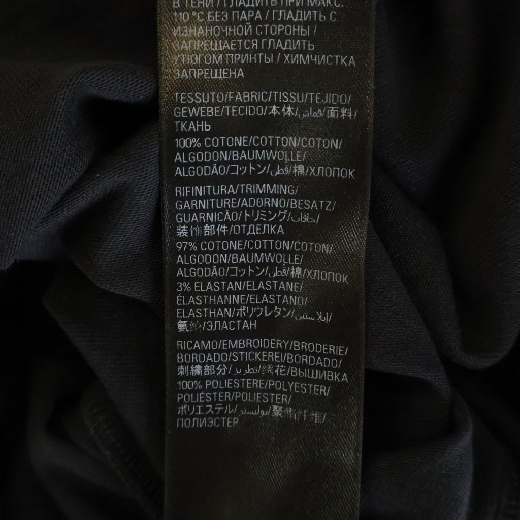 BALENCIAGA(バレンシアガ) 24AW PARIS LIBERTY 自由の女神 ヴィンテージ加工オーバーサイズプリント半袖Tシャツ 764235 TQVR9 ブラック