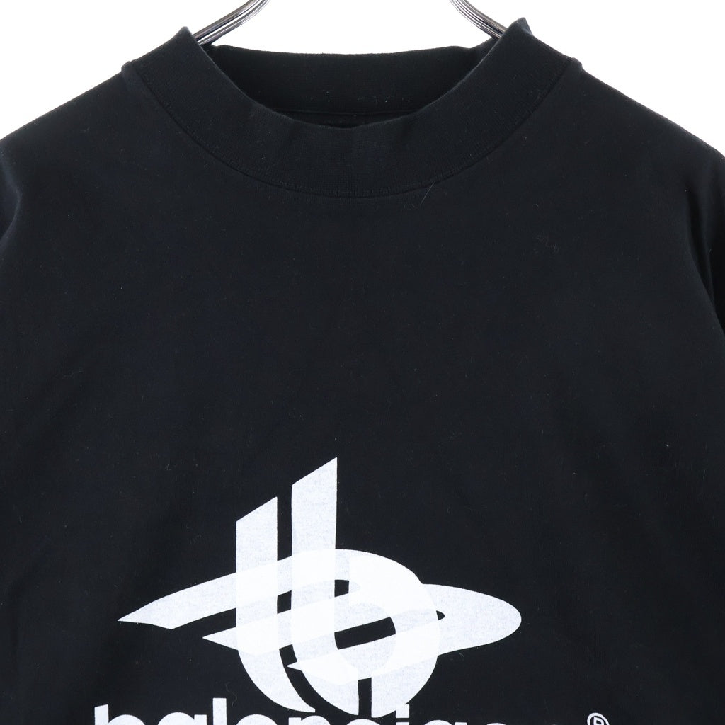 BALENCIAGA(バレンシアガ) 23AW LAYERED SPORTS LOGO TEE レイヤードスポーツロゴオーバーサイズ半袖Tシャツ 739028 TPVF2 ブラック