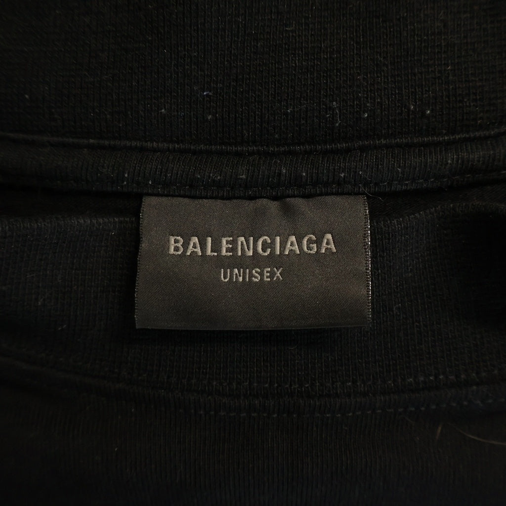 BALENCIAGA(バレンシアガ) 23AW LAYERED SPORTS LOGO TEE レイヤードスポーツロゴオーバーサイズ半袖Tシャツ 739028 TPVF2 ブラック