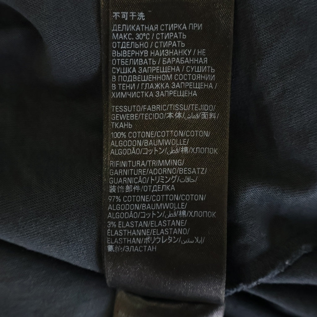 BALENCIAGA(バレンシアガ) 24AW PRANET EARTH OVERSIZED T-SHIRT プラネットアース ダメージ加工オーバーサイズ半袖Tシャツ 787349 TRVC9 ブラック