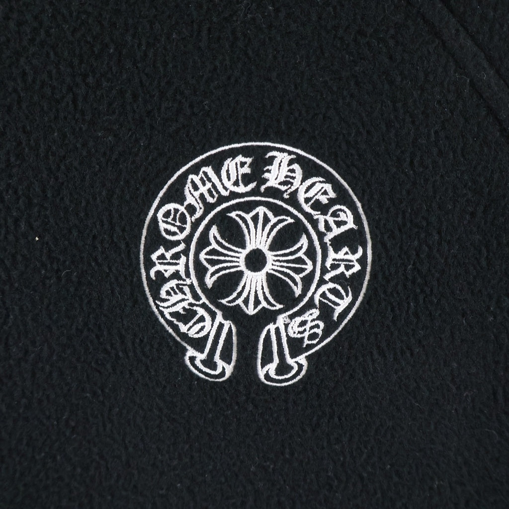 CHROME HEARTS(クロムハーツ) Y NOT U DETENTION HDPL FLC ホースシューフリースプルオーバーフーディーパーカー ブラック