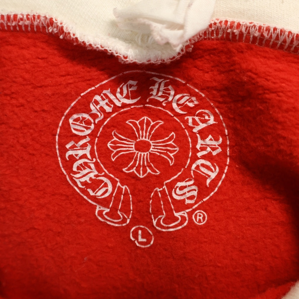 CHROME HEARTS(クロムハーツ) ×MATTY BOY PPO HD CHOMPER PLVR マッティボーイ トリコロールチョンパープルオーバーフーディーパーカー レッド/ブルー
