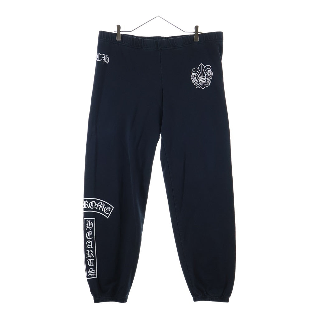 CHROME HEARTS(クロムハーツ) SWEAT PANTS T-BAR BSフレア プリントスウェットロングパンツ ブラック
