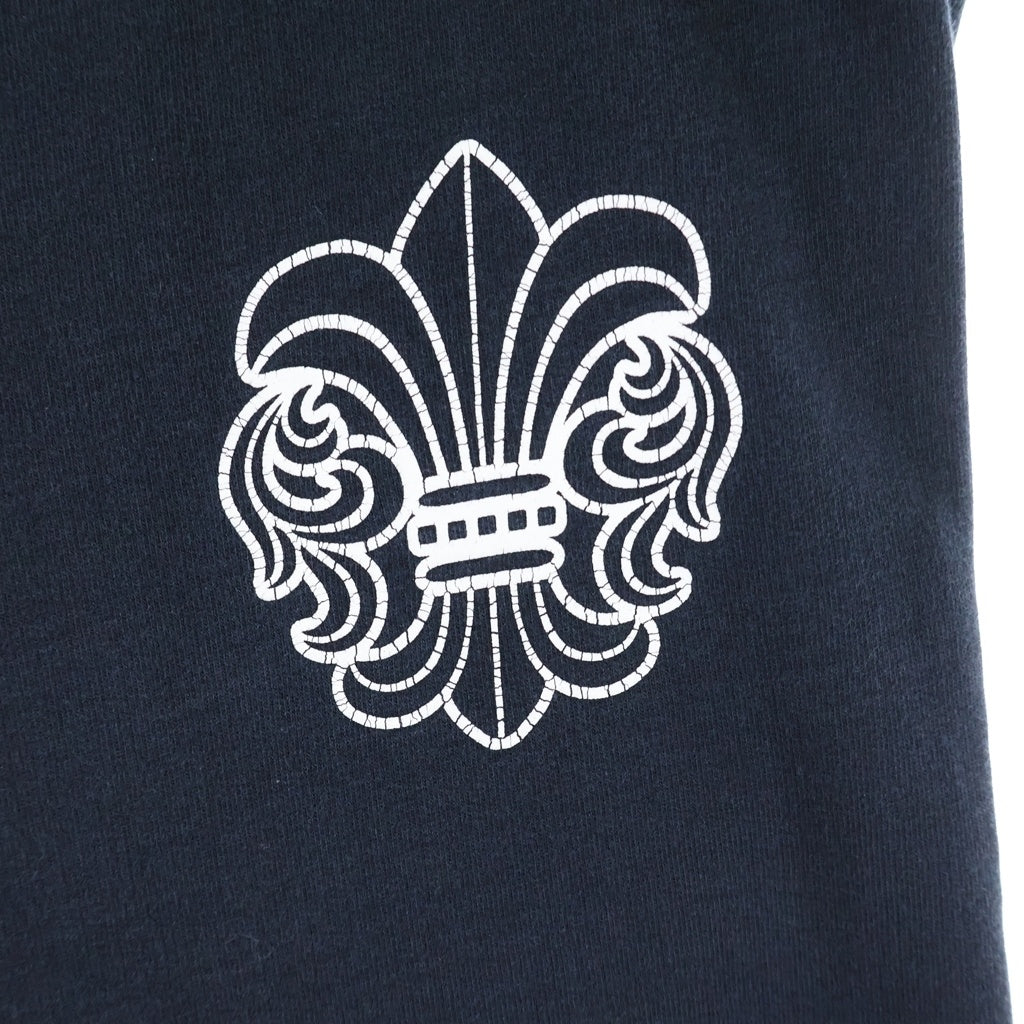 CHROME HEARTS(クロムハーツ) SWEAT PANTS T-BAR BSフレア プリントスウェットロングパンツ ブラック