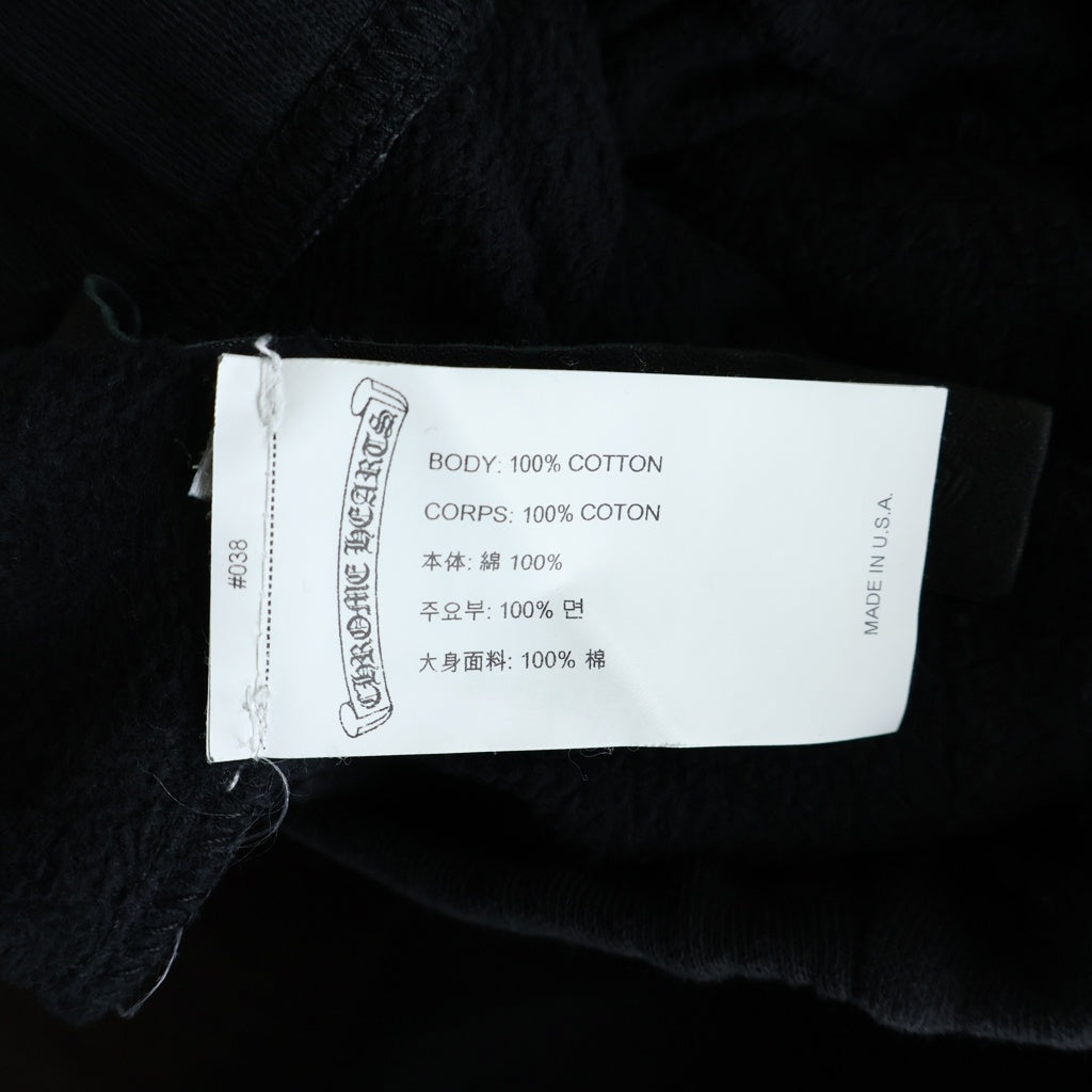 CHROME HEARTS(クロムハーツ) SWEAT PANTS CHクロス ヴァーティカルロゴ スウェットロングパンツ ブラック