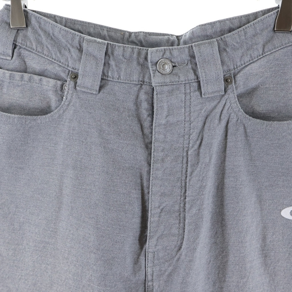 BALENCIAGA(バレンシアガ) 25AW TROMPE-LOEIL DENIM TROUSERS IN SOFT GRAY トロンプルイユ デニムトラウザーズパンツ 838695 TSWB3 グレー