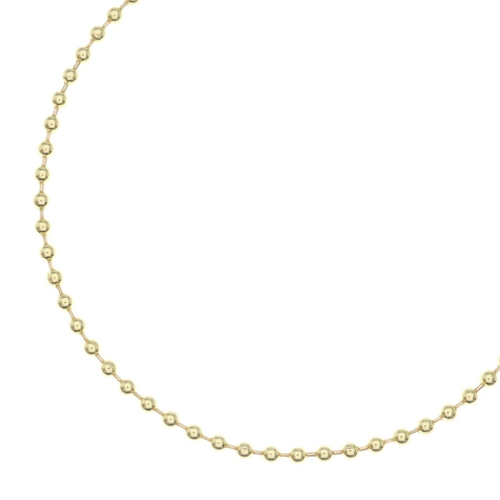 CHROME HEARTS(クロムハーツ) 22K BALL CHAIN ボールチェーン ネックレス ゴールド 20inch
