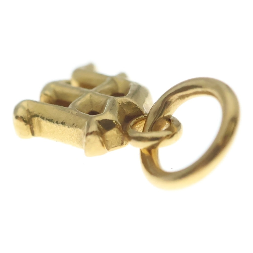 CHROME HEARTS(クロムハーツ) 22K STACK ALPHABET M アルファベットイニシャルスタックチャーム ネックレストップ ゴールド