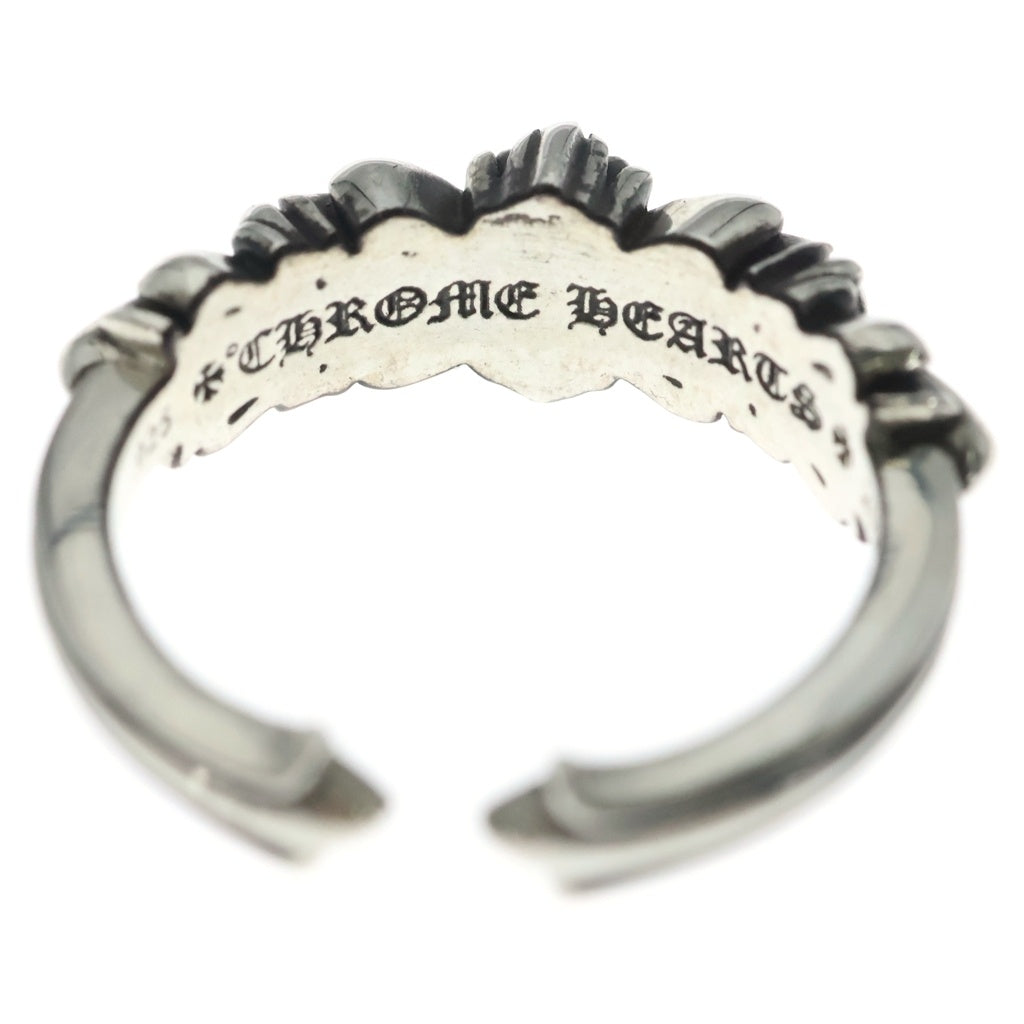 CHROME HEARTS(クロムハーツ) BABY CLSC ベイビークラシックダブルフローラルリング シルバー