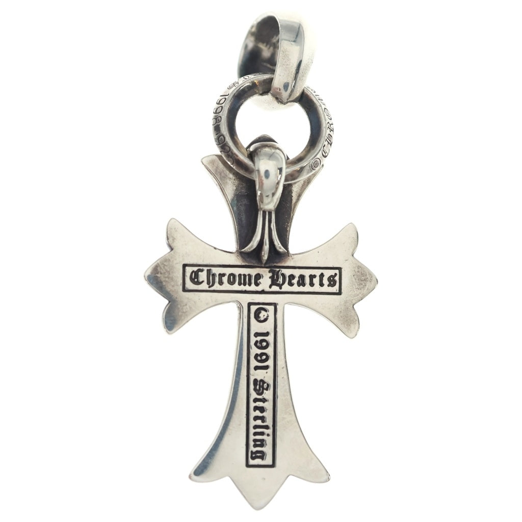 CHROME HEARTS(クロムハーツ) CH CRS SML W/BALE Wベイル スモールCHクロス ペンダントトップ シルバー BCA218