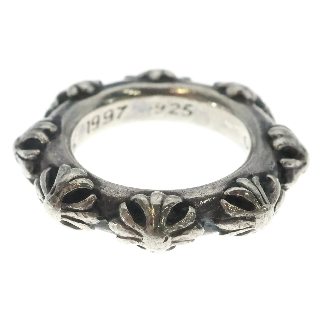CHROME HEARTS(クロムハーツ) CROSS BAND クロスバンド リング シルバー BCA342