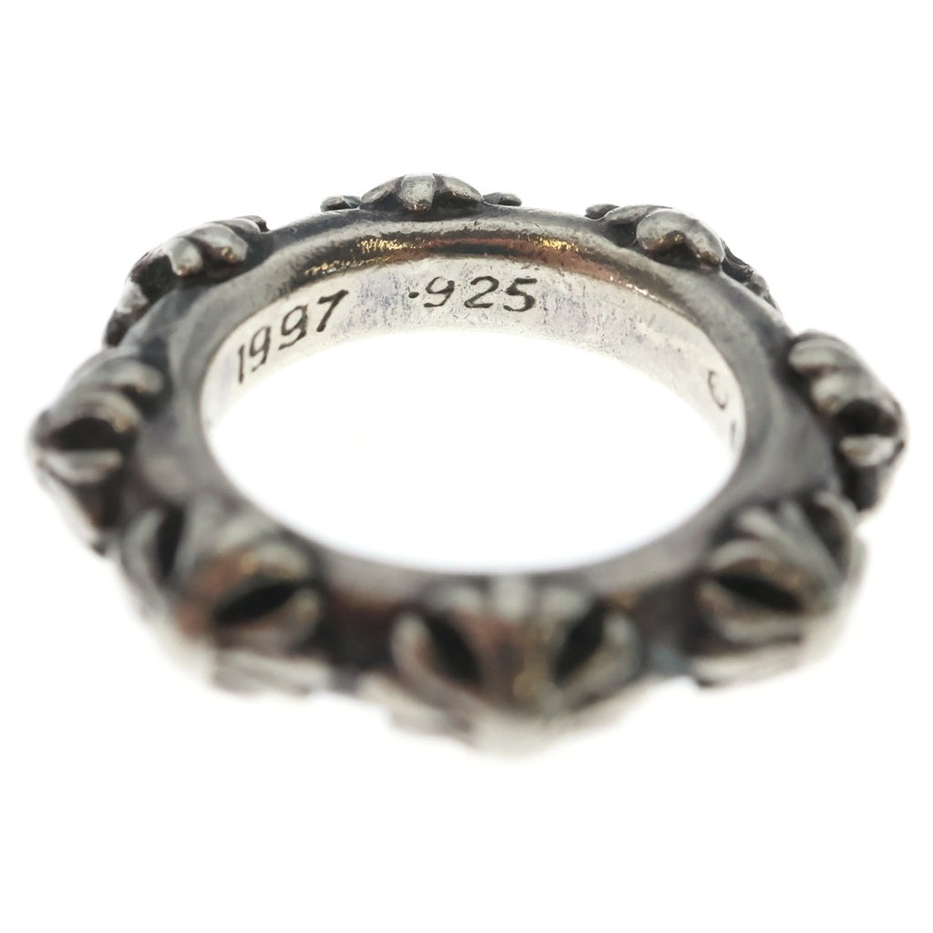 CHROME HEARTS(クロムハーツ) CROSS BAND クロスバンド リング シルバー BCA342
