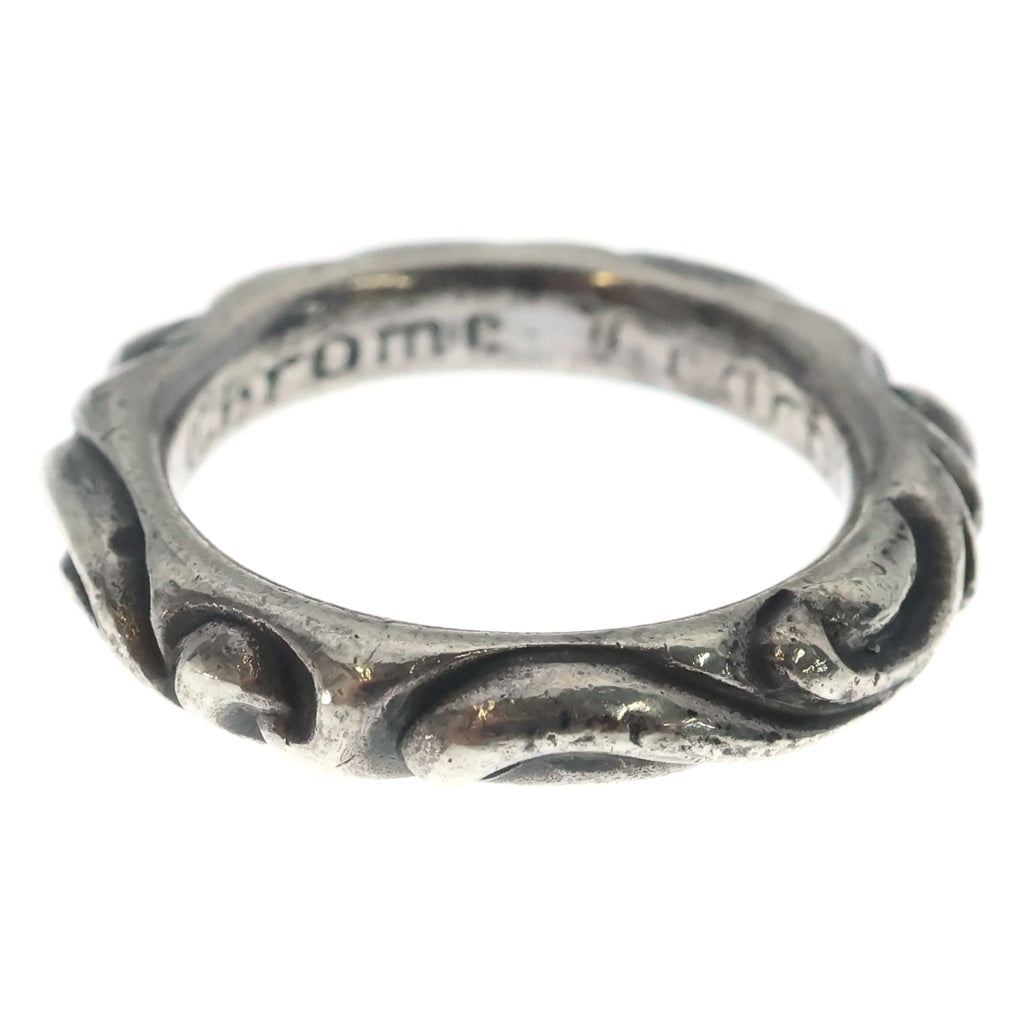 CHROME HEARTS(クロムハーツ) SCRL BAND スクロールバンド リング シルバー BCA351