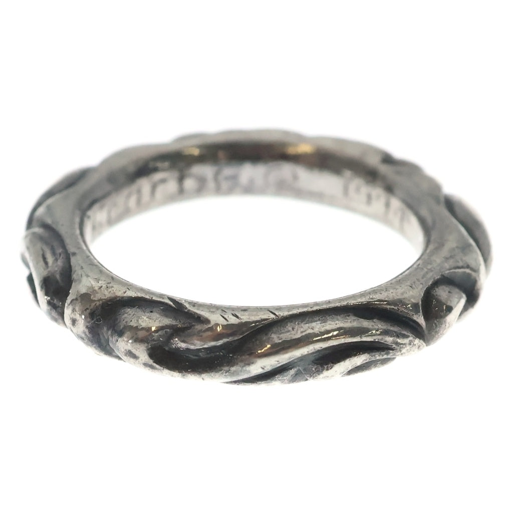 CHROME HEARTS(クロムハーツ) SCRL BAND スクロールバンド リング シルバー BCA351