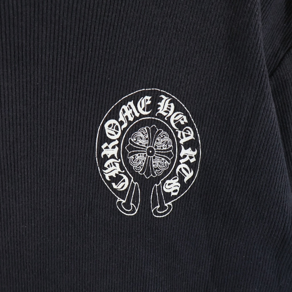 CHROME HEARTS(クロムハーツ) Thermal Tee バックセメタリープリント サーマル半袖カットソー ブラック