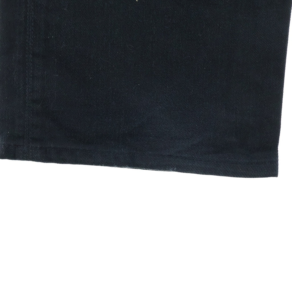 CHROME HEARTS(クロムハーツ) OLD JEANS FLEURKNEE オールド フレアニー クロスボールボタンデニムパンツ ブラック