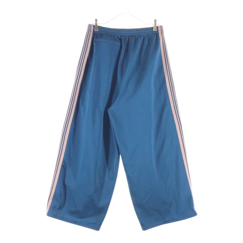 Needles(ニードルス) H.D.TRACK PANT ヒザデルトラックパンツ ワイドパンツ ティールグリーン ブルー/ピンク IN184