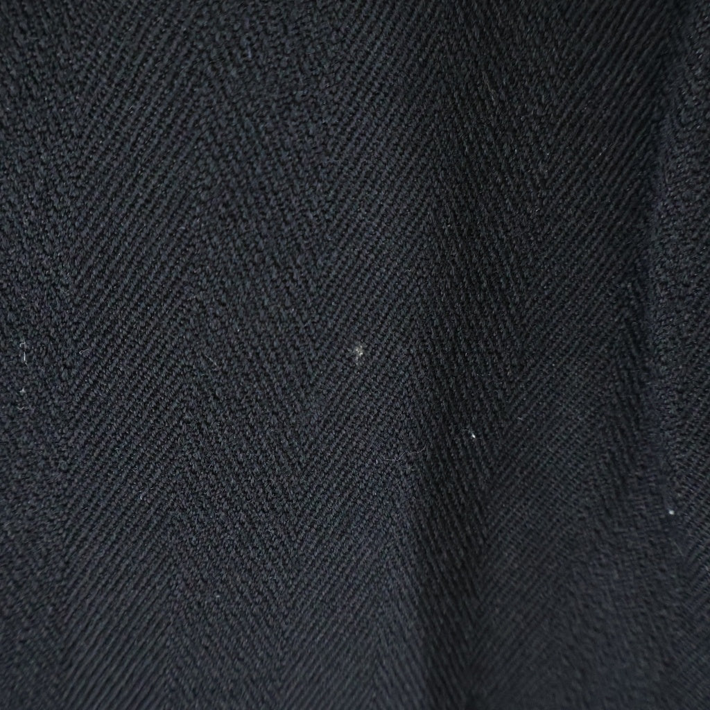COMME des GARCONS HOMME PLUS(コムデギャルソンオムプリュス) 90s 90AW アーカイブ ヘリンボーンワイドウールスラックスパンツ ブラック PP-05026L AD1990