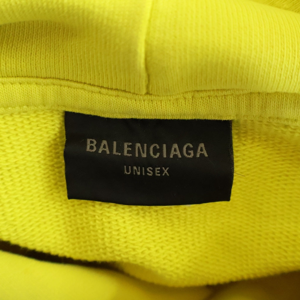 BALENCIAGA(バレンシアガ) 23AW Darkwave Round Hoodie ダークウェブ ラウンドプルオーバーフーディー パーカー 761458 TPVN7 イエロー