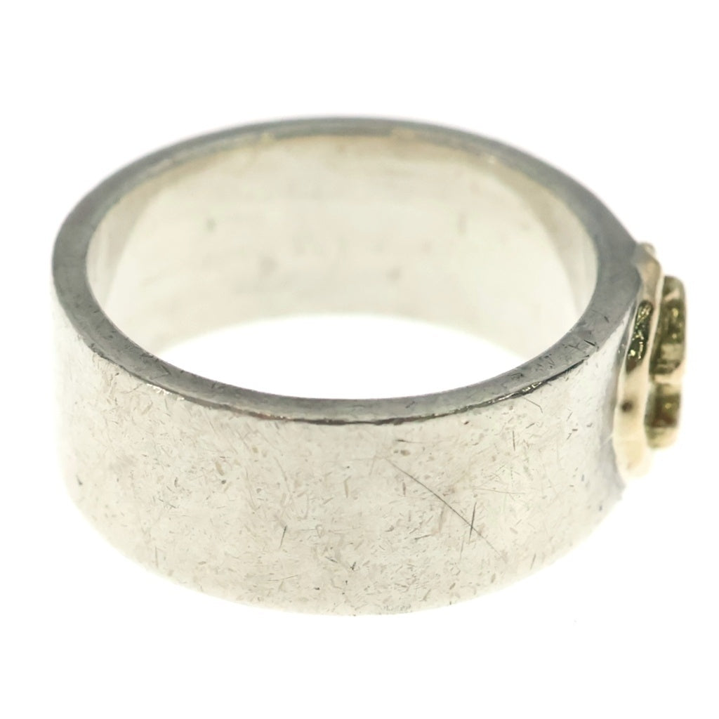 TADY & KING(タディアンドキング) 平打ちリングK18ウルフ リング シルバー/ゴールド